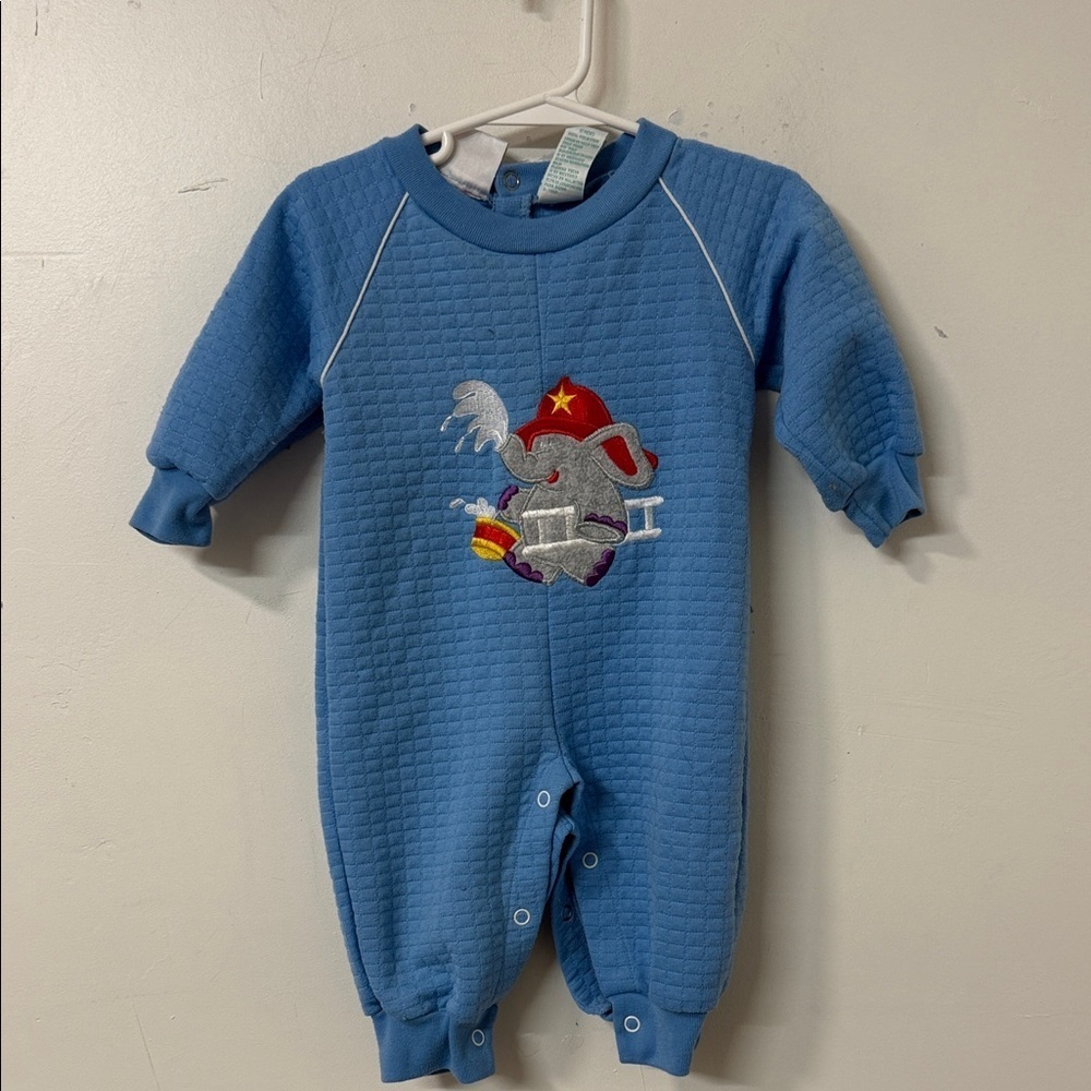 Blue Elephant Kids One Piece 90’s